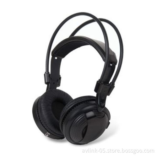IR Dual-channel Wireless Headphone with Stereo Audio Mode, Single Channel and 10m Effective Range